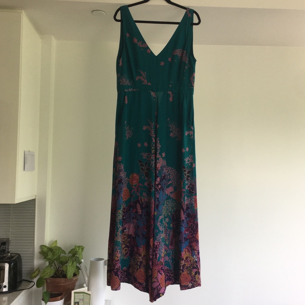 Anthropologie Maeve Floral Jumpsuit